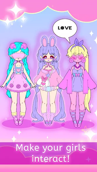 Moon's Closet dress up game  [МОД Много монет] Screenshot 5