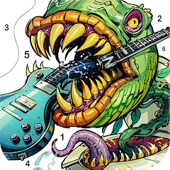 Скачать взлом Dark Fantasy Coloring Games [МОД Меню] на Андроид