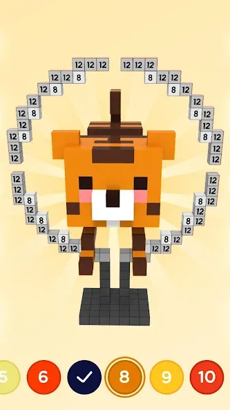 Pixel.ly 3D  [МОД Много монет] Screenshot 4