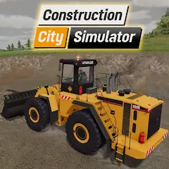 Скачать взлом Construction City Simulator (Конструкция Сити Симулятор)  [МОД Все открыто] на Андроид