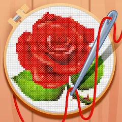 Скачать взлом Cross-Stitch: Coloring Book (Кросс) [МОД Unlocked] на Андроид