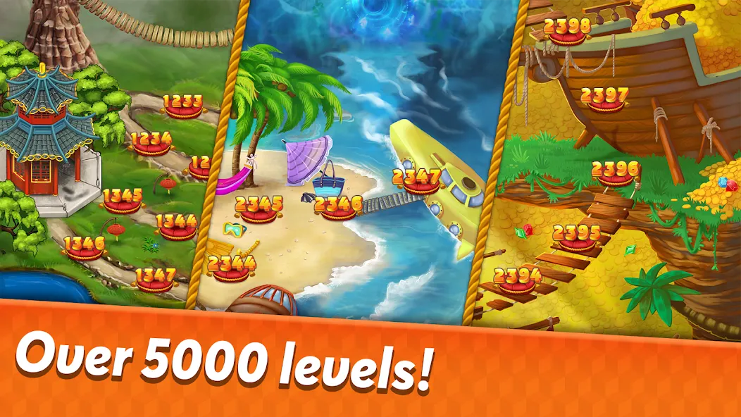 Indy Cat 2: Match 3 game  [МОД Бесконечные деньги] Screenshot 5