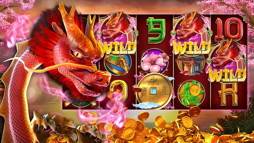 Pokie Magic Casino Slots (Поки Мэджик Казино Слоты)  [МОД Menu] Screenshot 4