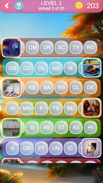 7000 words (семь тысяч)  [МОД Все открыто] Screenshot 4