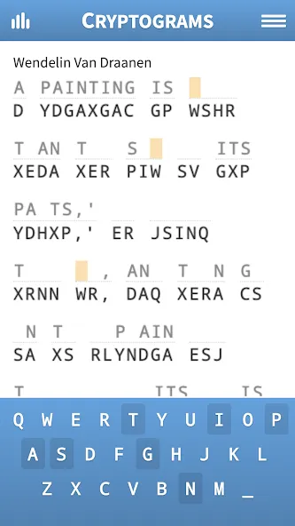 Cryptograms · Decrypt Quotes  [МОД Unlimited Money] Screenshot 1