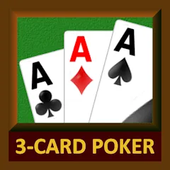 Скачать взлом Ace 3-Card Poker (эйс 3)  [МОД Много монет] на Андроид