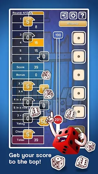 Yatzy Ultimate (Ятзи Ультимейт)  [МОД Все открыто] Screenshot 2