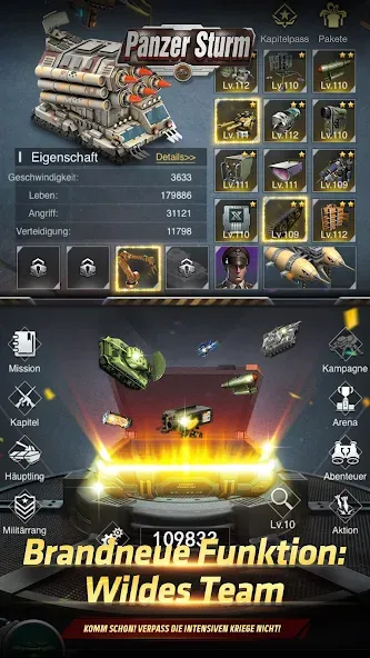 Panzer Sturm (Панцер Штурм)  [МОД Меню] Screenshot 1