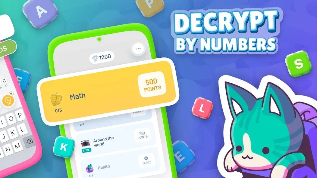 Acrostics－Cross Word Puzzles  [МОД Много монет] Screenshot 3