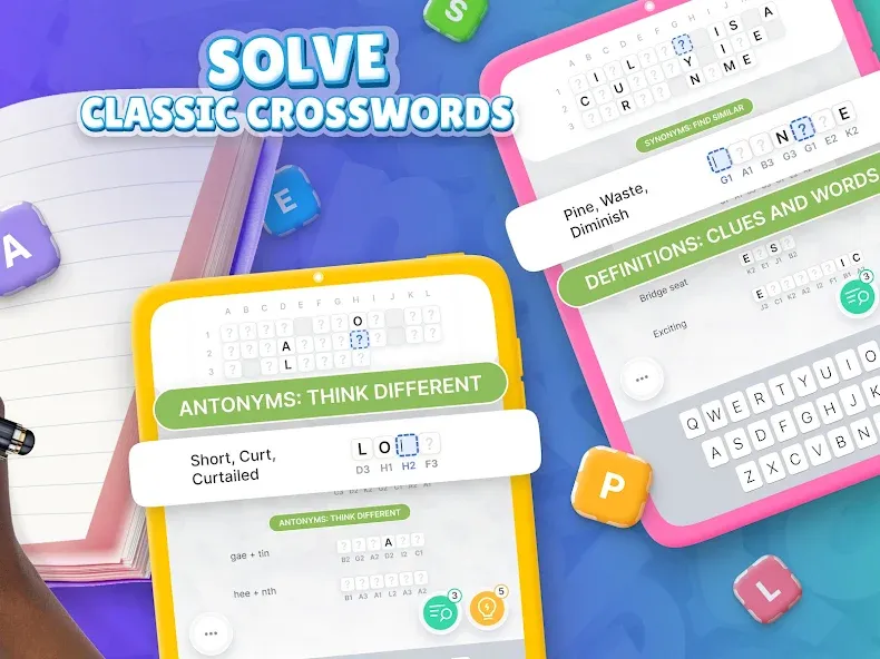 Acrostics－Cross Word Puzzles  [МОД Много монет] Screenshot 5