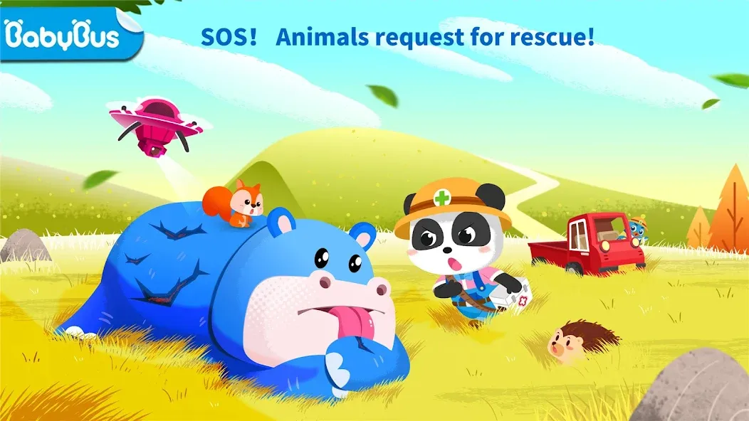 Baby Panda: Care for animals  [МОД Меню] Screenshot 1