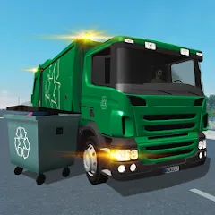 Скачать взлом Trash Truck Simulator (Трэш Трак Симулятор)  [МОД Много денег] на Андроид