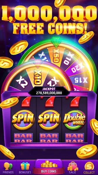 777 Casino – vegas slots games (Казино)  [МОД Много монет] Screenshot 1