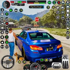 Скачать взлом US Car Parking Game 2024 [МОД Бесконечные деньги] на Андроид