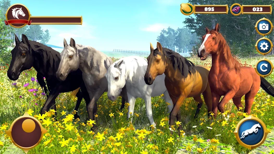 Virtual Horse Family Simulator  [МОД Много денег] Screenshot 2