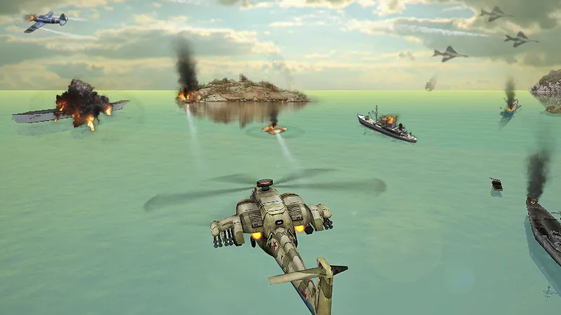 Gunship Strike 3D  [МОД Все открыто] Screenshot 2