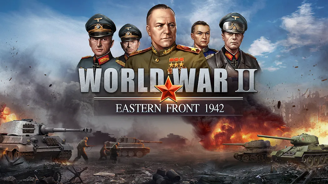 World War 2:WW2 Strategy Games (Вторая мировая война)  [МОД Menu] Screenshot 1