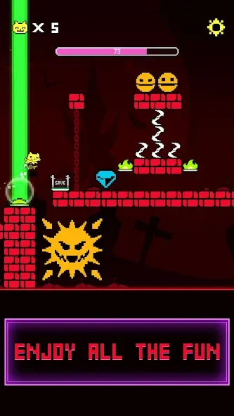 Underground Race - Arcade Game (Ритм Дэш)  [МОД Много денег] Screenshot 2