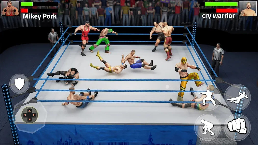 Tag Team Wrestling Game (Таг Тим Реслинг Гейм)  [МОД Unlimited Money] Screenshot 2