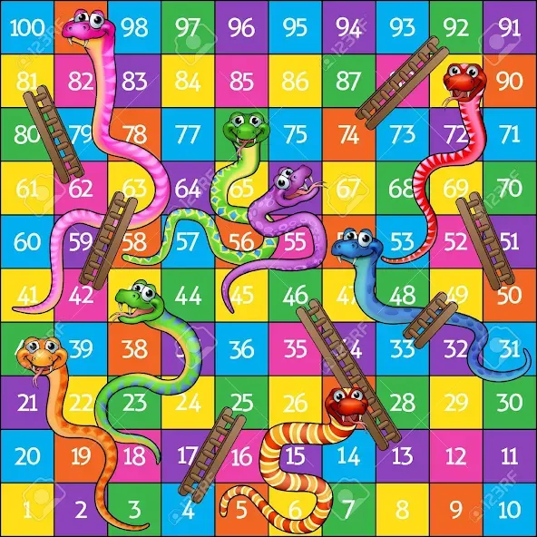 Snake and ladder (Змеи и лестницы)  [МОД Unlocked] Screenshot 4
