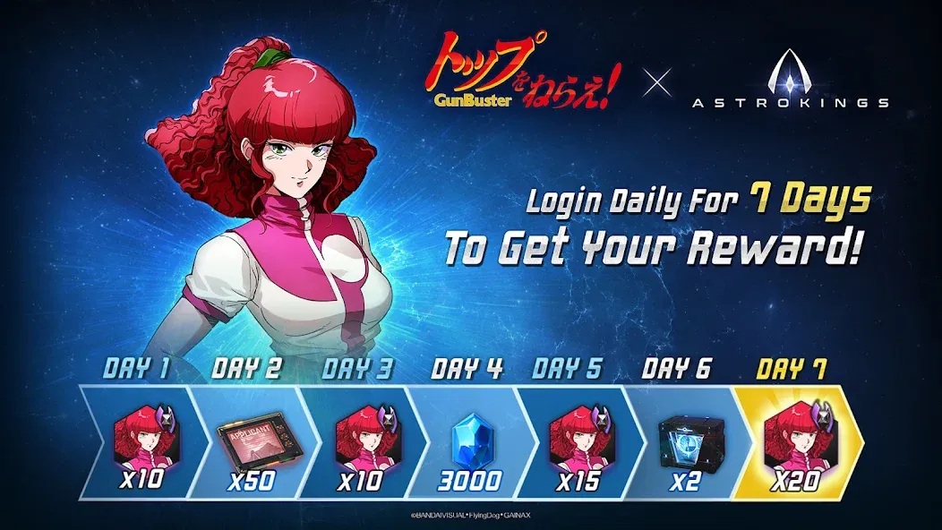 ASTROKINGS x Gunbuster (Астрокингс)  [МОД Unlimited Money] Screenshot 1