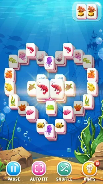 Mahjong Fish (Маджонг Рыбы)  [МОД Unlocked] Screenshot 1