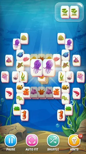 Mahjong Fish (Маджонг Рыбы)  [МОД Unlocked] Screenshot 2