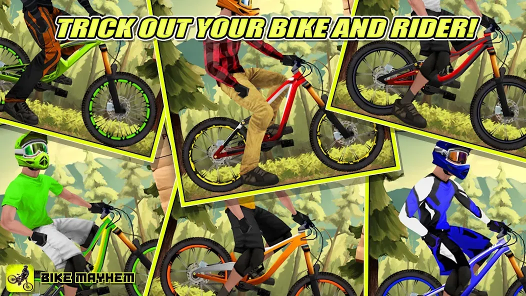 Bike Mayhem Free (Байк Мейхем Фри)  [МОД Меню] Screenshot 3