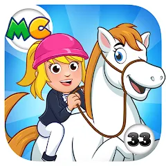 Скачать взлом My City: Star Horse Stable (Мой город)  [МОД Много монет] на Андроид