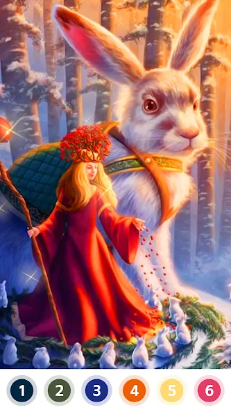 Myth & Fairy Color by Number  [МОД Меню] Screenshot 2