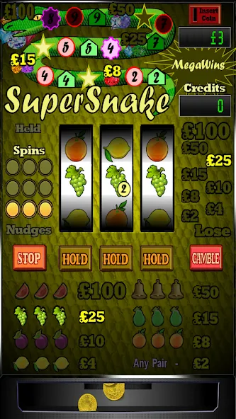 Super Snake Slot Machine  [МОД Unlocked] Screenshot 2