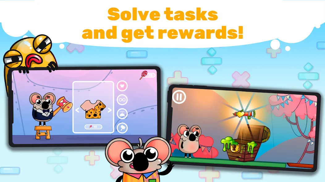 Fun Math Facts: Games for Kids  [МОД Бесконечные монеты] Screenshot 4