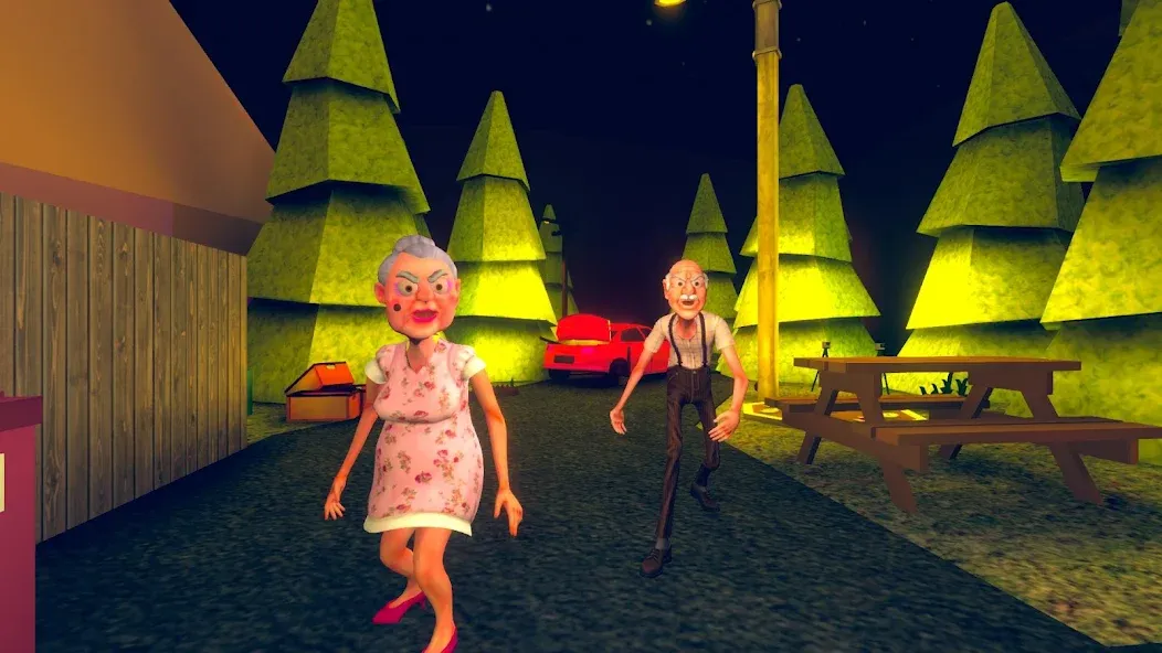 Grandpa And Granny Two Hunters (Дедушка и бабушка  два охотника)  [МОД Много монет] Screenshot 1