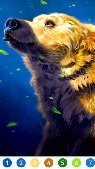 Animal Paint by Number Game (Анимал Пэйнт бай Намбер Гэйм)  [МОД Много монет] Screenshot 1