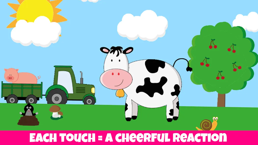 Animals, kids game from 1 year  [МОД Много монет] Screenshot 1