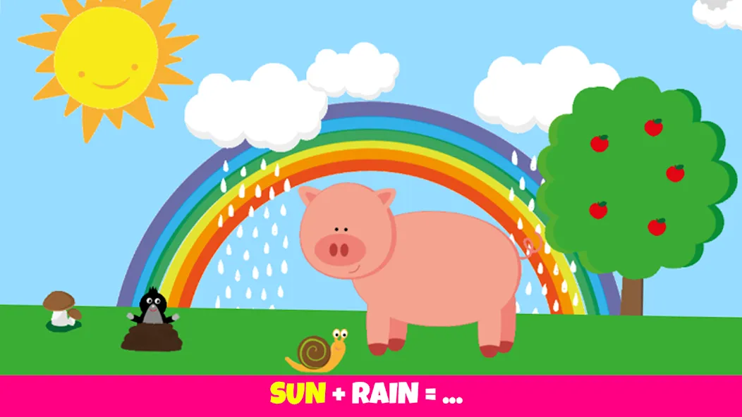 Animals, kids game from 1 year  [МОД Много монет] Screenshot 4