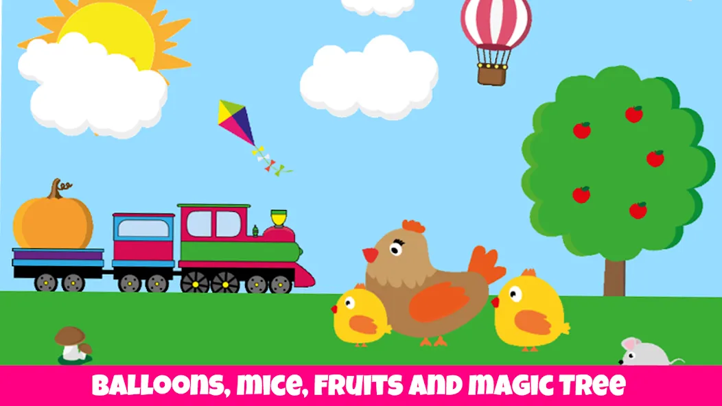 Animals, kids game from 1 year  [МОД Много монет] Screenshot 5