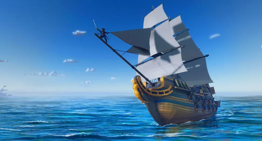 Pirate Polygon Caribbean Sea (Пиратская Полигон Карибское море)  [МОД Меню] Screenshot 1