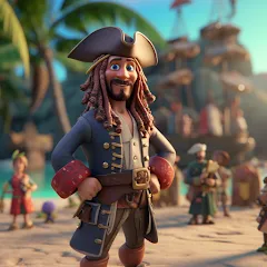 Скачать взлом Pirate Polygon Caribbean Sea (Пиратская Полигон Карибское море)  [МОД Меню] на Андроид