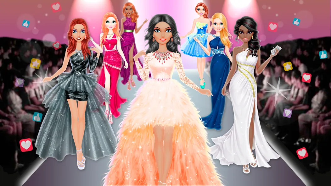 Makeup games makeover dress up  [МОД Меню] Screenshot 2