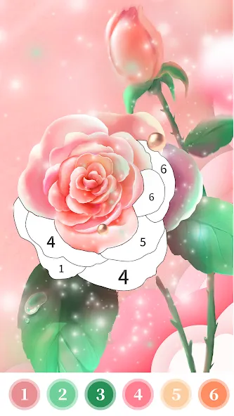 Rose Coloring Book Color Games  [МОД Menu] Screenshot 1