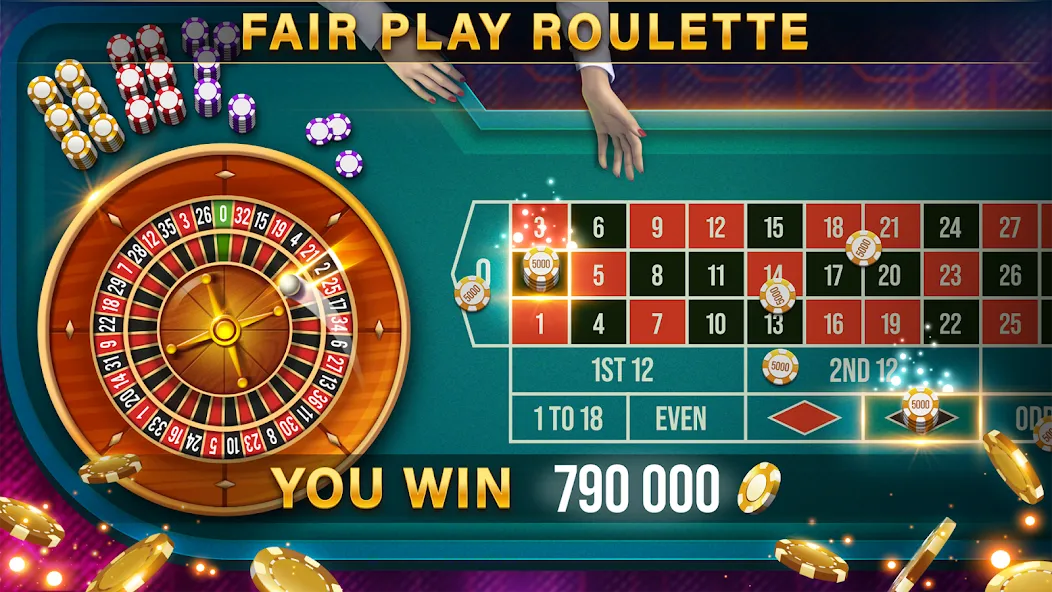 Roulette All Star: Casino Game (Рулетка Олл Стар)  [МОД Бесконечные монеты] Screenshot 1