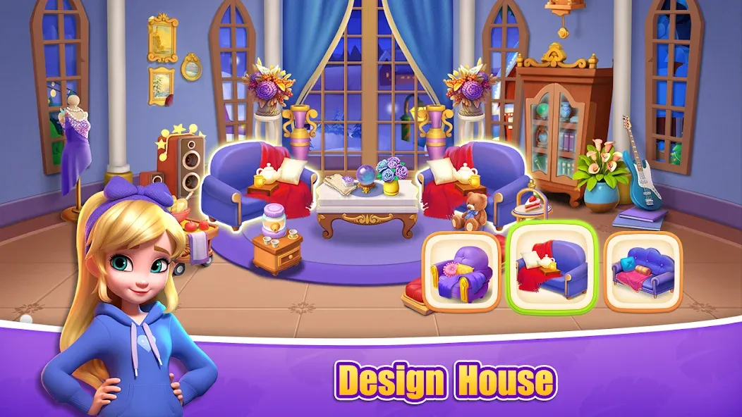 Solitaire Farm  [МОД Бесконечные монеты] Screenshot 4