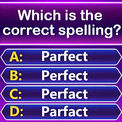 Скачать взлом Spelling Quiz - Word Trivia (Спеллинг Квиз)  [МОД Много монет] на Андроид