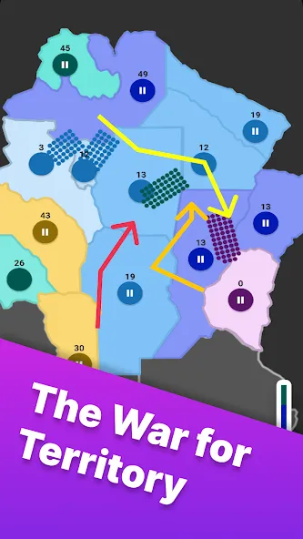 Territory games: tactics war (Тактикс ио)  [МОД Все открыто] Screenshot 1