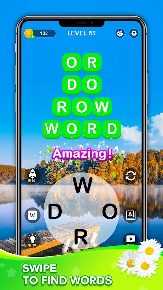 Word Connect - Train Brain (Ворд Коннект)  [МОД Unlocked] Screenshot 1
